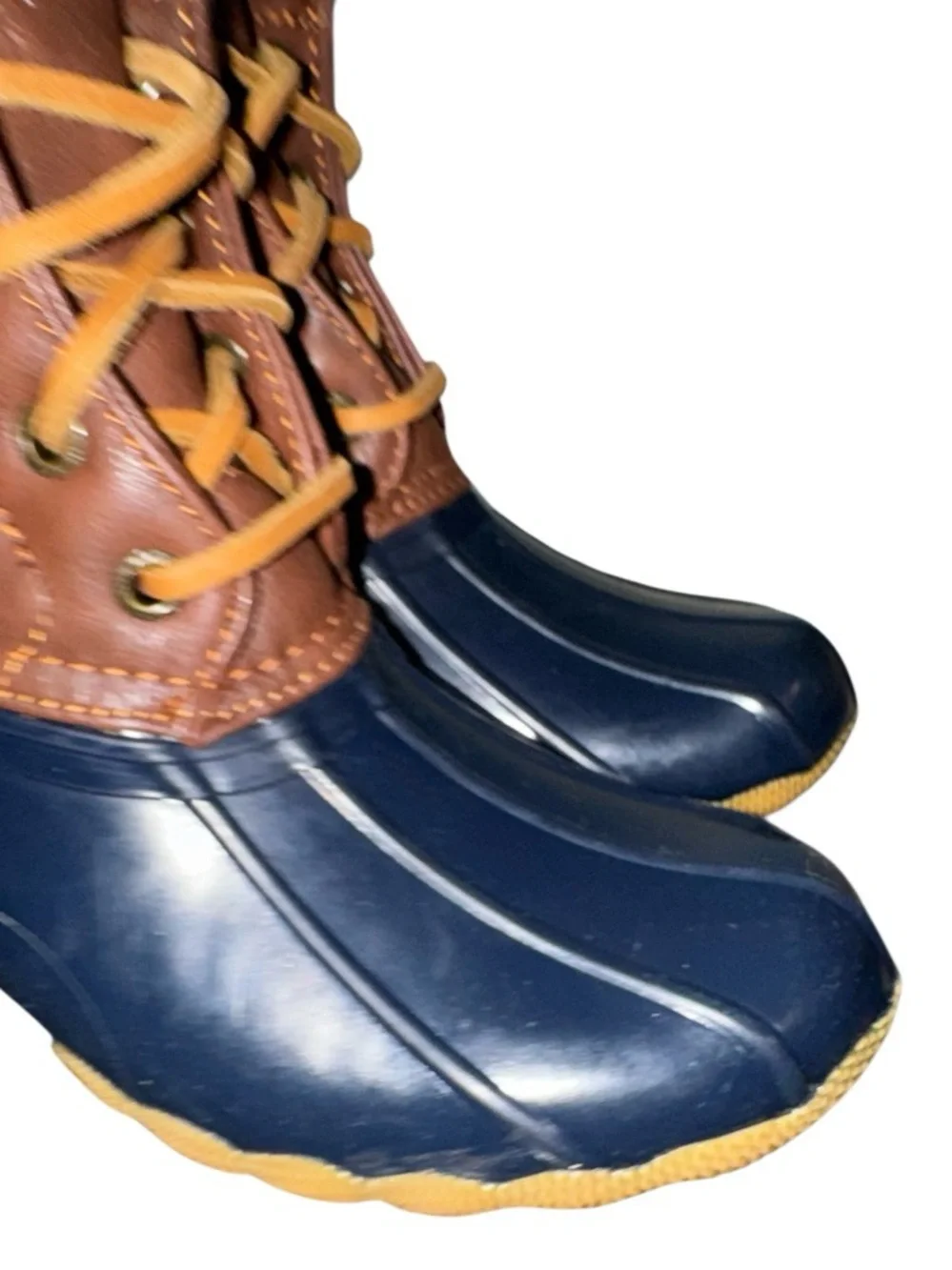 SPERRY SALTWATER insulated leather duck boots girl’s shoes  size 12
